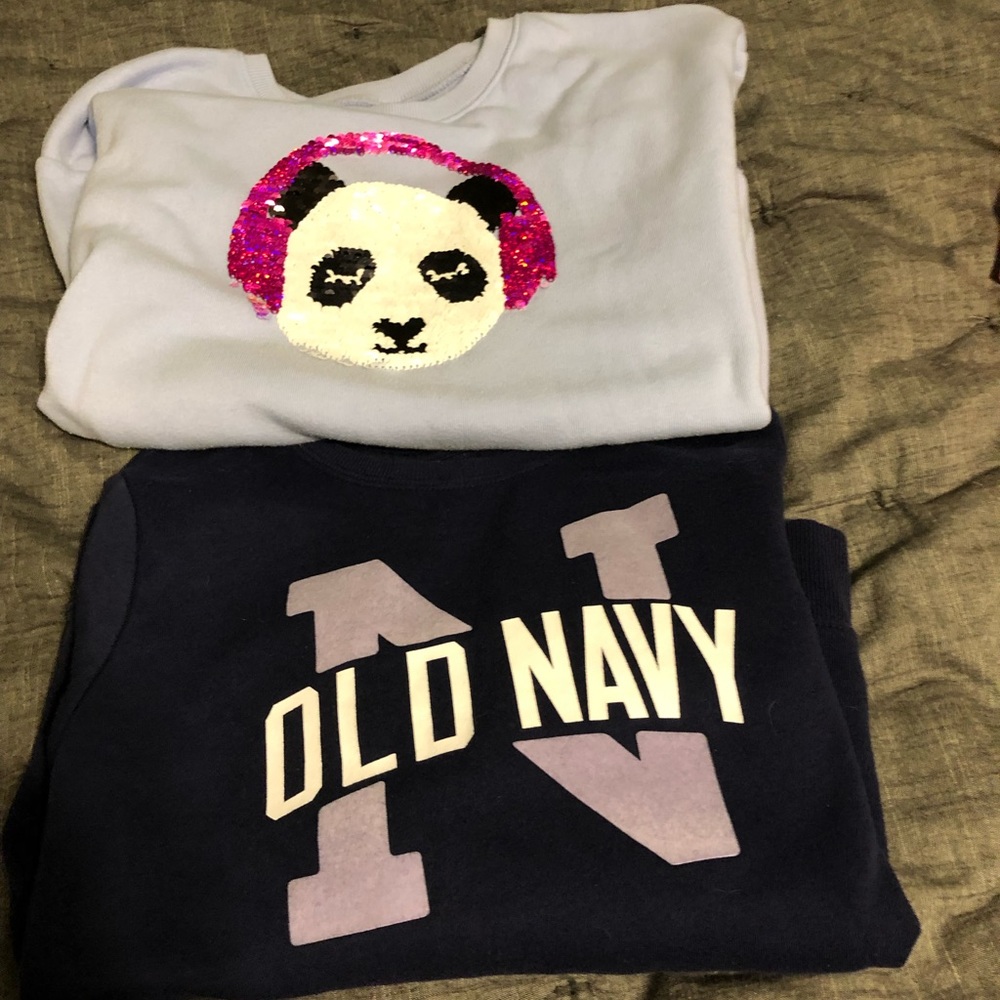 Set of cute sweatshirts